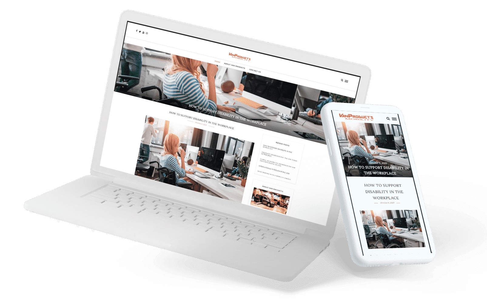 VPBlog Laptop and phone